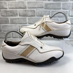 FootJoy 97153 LoPro Collection Women's Size 8 M White Leather Golf Shoes